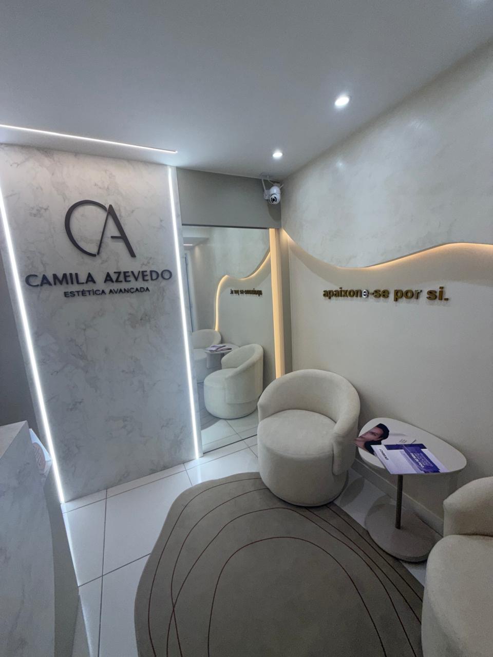 Recepção da clínica Camila Azevedo Estética Avançada